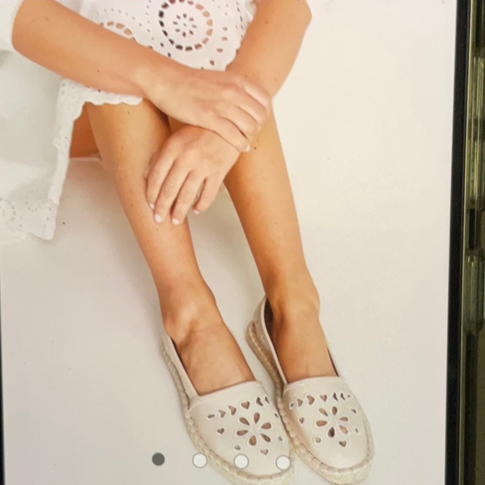 ASOS Cream Espadrilles with Breezy Cutouts